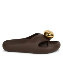 【送料無料】 ロエベ レディース サンダル シューズ LOEWE x Paula's Ibiza Foam Pebble Toe Post Sandals shitake