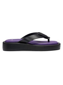 【送料無料】 ボス レディース サンダル シューズ NAOMI x BOSS Leather Platform Thong Sandals black