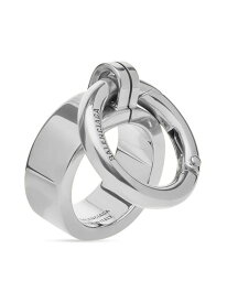 【送料無料】 バレンシアガ レディース リング アクセサリー Utility 2.0 Ring silver