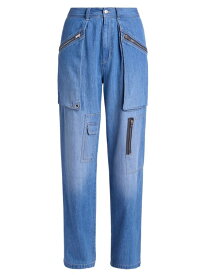 【送料無料】 イザベル マラン レディース カジュアルパンツ カーゴパンツ ボトムス Juliette Denim Cargo Pants blue