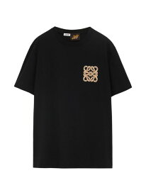 【送料無料】 ロエベ メンズ Tシャツ トップス LOEWE x Paula's Ibiza Cotton Relaxed-Fit T-Shirt black