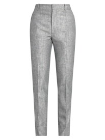 【送料無料】 アレキサンダー・マックイーン メンズ カジュアルパンツ ボトムス Metallic Suit Pants silver