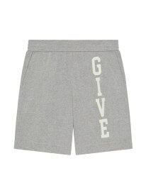 【送料無料】 ジバンシー メンズ ハーフパンツ・ショーツ ボトムス College Bermuda Shorts in Fleece light grey