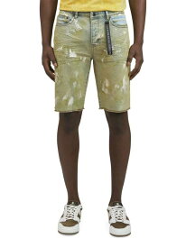 【送料無料】 ピーアールピーエス メンズ ハーフパンツ・ショーツ ボトムス Logan Pain Splatter Denim Shorts beige