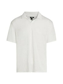 【送料無料】 ペイジ メンズ ポロシャツ トップス Shelton Cotton Polo Shirt white