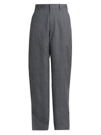 【送料無料】 ジル・サンダー メンズ カジュアルパンツ ボトムス Wool Split-Hem Trousers volcanic grey