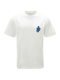 【送料無料】 J.W.アンダーソン メンズ Tシャツ トップス Anchor Patch Cotton T-Shirt white