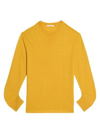 【送料無料】 ヘルムート ラング メンズ ニット・セーター アウター Wool & Silk-Blend Crewneck Sweater taxi yellow