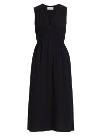 【送料無料】 キセレナ レディース ワンピース トップス Arwen Cotton Sleeveless Midi-Dress black