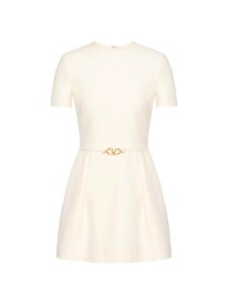 【送料無料】 ヴァレンティノ レディース ワンピース トップス Crepe Couture Short Dress ivory