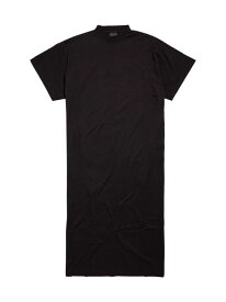 【送料無料】 バレンシアガ レディース ワンピース トップス Classic T-Shirt Maxi Dress black