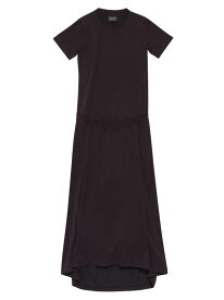 【送料無料】 バレンシアガ レディース ワンピース トップス Patched T-Shirt Dress black