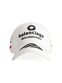 【送料無料】 バレンシアガ メンズ 帽子 アクセサリー Top League Cap white
