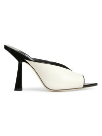 【送料無料】 ジミーチュー レディース ヒール シューズ Maryanne 100MM Leather Mules latte black