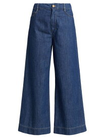 【送料無料】 マックスマーラ レディース カジュアルパンツ ボトムス Zendaya Denim Wide-Leg Pants cornflower blue