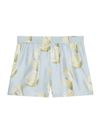 【送料無料】 ジバンシー レディース ハーフパンツ・ショーツ ボトムス Plage Printed Shorts in Silk blue yellow