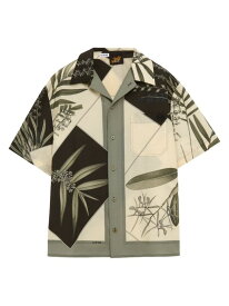 【送料無料】 ロエベ メンズ シャツ トップス LOEWE x Paula's Ibiza Graphic Cotton & Silk-Blend Camp Shirt anthracite multicolor