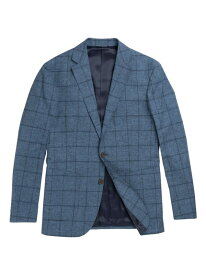 【送料無料】 ロッドアンドグン メンズ ジャケット・ブルゾン アウター Lake Roxburgh Check Cotton-Blend Two-Button Suit Jacket prussian