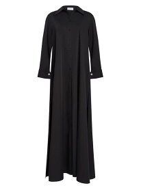 【送料無料】 ホルストンヘリテイジ レディース ワンピース トップス Imari Poplin Shirt Collar Gown black