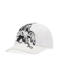 【送料無料】 ランバン メンズ 帽子 ベースボールキャップ アクセサリー Lanvin x Future Eagle Logo Baseball Cap off white black