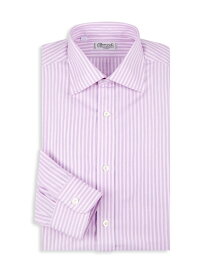 【送料無料】 シャルベ メンズ シャツ トップス Striped Cotton Dress Shirt pink