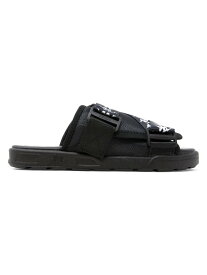 【送料無料】 カッパ メンズ サンダル シューズ 222 Banda Mitel 1 Logo Slide Sandals black white black