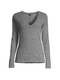 【送料無料】 モンロー レディース Tシャツ トップス Melange Long-Sleeve T-Shirt granite