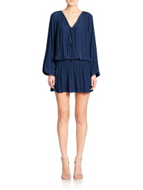 【送料無料】 レイミー ブルック レディース ワンピース トップス Paris Blouson Minidress navy