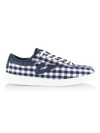 【送料無料】 トレトン レディース スニーカー シューズ Draper James x Tretorn Nylite Plus Gingham-Print Sneakers white navy