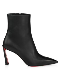 【送料無料】 クリスチャン・ルブタン レディース ブーツ・レインブーツ シューズ Condora 85 Leather Ankle Booties black