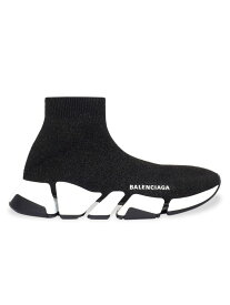 【送料無料】 バレンシアガ レディース スニーカー シューズ Speed 2.0 Sneaker black white