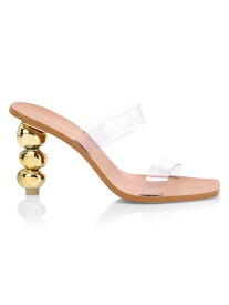 【送料無料】 カルト ガイア レディース サンダル シューズ Meta Bauble-Heel Vinyl Mules gold