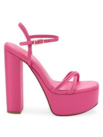【送料無料】 ラルーデ レディース サンダル シューズ Annie 140MM Satin Platform Sandals pink