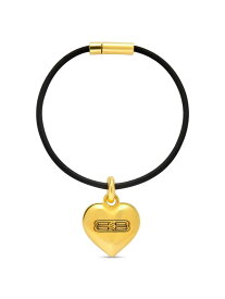 【送料無料】 バレンシアガ レディース ブレスレット・バングル・アンクレット アクセサリー Bb Icon Heart Bracelet gold black