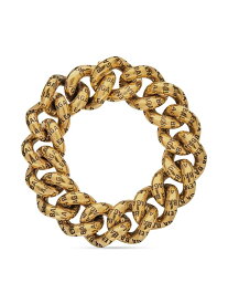 【送料無料】 バレンシアガ レディース ブレスレット・バングル・アンクレット アクセサリー Logo Bracelet antique gold