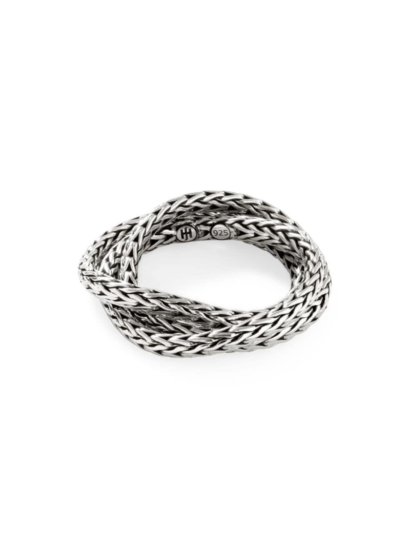  ジョン・ハーディー レディース リング アクセサリー Sterling Silver Interlocked Chain Ring silver