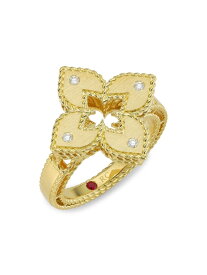 【送料無料】 ロバートコイン レディース リング アクセサリー Venetian Princess 18K Yellow Gold & Diamond Ring yellow gold