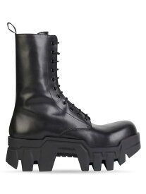 【送料無料】 バレンシアガ メンズ ブーツ・レインブーツ シューズ Bulldozer Lace-up Boot black