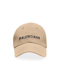 【送料無料】 バレンシアガ メンズ 帽子 アクセサリー Logo Cap beige black