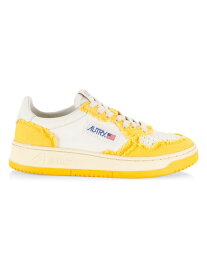 【送料無料】 オートリ— レディース スニーカー シューズ Medalist Canvas Low-Top Sneakers white yellow