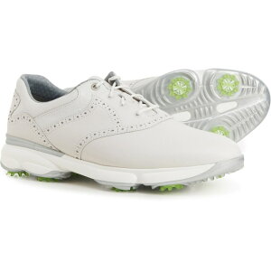 WXgAh}[tB[ Y V[Y Xj[J[ U[ Johnston & Murphy XC4R GT1-Luxe Golf Saddle Shoes - Waterproof Leather (For Men) White/White zCg
