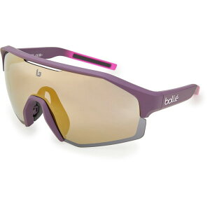 yz {[ Y TOXEACEFA ANZT[ Bolle Lightshifter Sunglasses - Polarized Mirror Lens Burgundy Pink Matte/Tns Gold