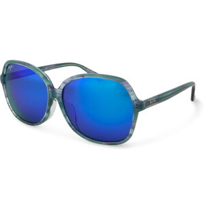 yz }ECW fB[X TOXEACEFA ANZT[ MAUI JIM Made in Japan Taro Sunglasses - Polarized Mirror Lenses Blue/Blue/Blue