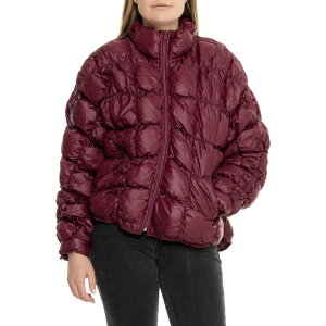 t[s[v fB[X AE^[ WPbgEu] Free People Scrunchy Glossy Pippa PrimaLoftR Packable Puffer Jacket - Insulated Wine C