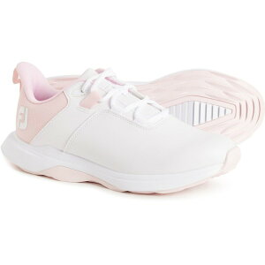 tbgWC fB[X V[Y Xj[J[ FOOTJOY ProLite Golf Shoes - Waterproof Wide Width (For Women) White / Pink zCg