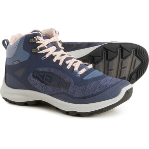 yz L[ fB[X u[cECu[c nCLOV[Y V[Y Keen Terradora Flex Mid Hiking Boots - Waterproof (For Women) Vintage Indigo/Peachy Keen