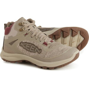 L[ fB[X V[Y u[cECu[c Keen Terradora Flex Mid Hiking Boots - Waterproof (For Women) Plaza Taupe/Windsor Wine C
