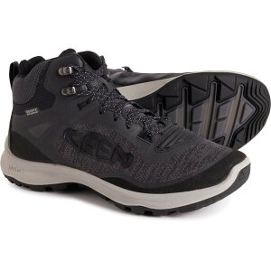 yz L[ fB[X u[cECu[c nCLOV[Y V[Y Keen Terradora Flex Mid Hiking Boots - Waterproof (For Women) Black/Steel Grey