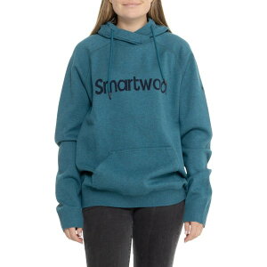 yz X}[gE[ fB[X Vc gbvX SmartWool Logo Hoodie - Merino Wool Twilight Blue