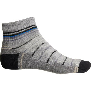 �X�}�[�g�E�[�� �����Y �A���_�[�E�F�A �C�� �A���N�� SmartWool Light Cushion Pattern Hiking Socks - Merino Wool Ankle (For Men and Women) Light Gray �O���[